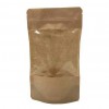 Front Clear Kraft Paper Stand up Pouch
