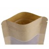 Window Kraft Paper Stand up Pouch
