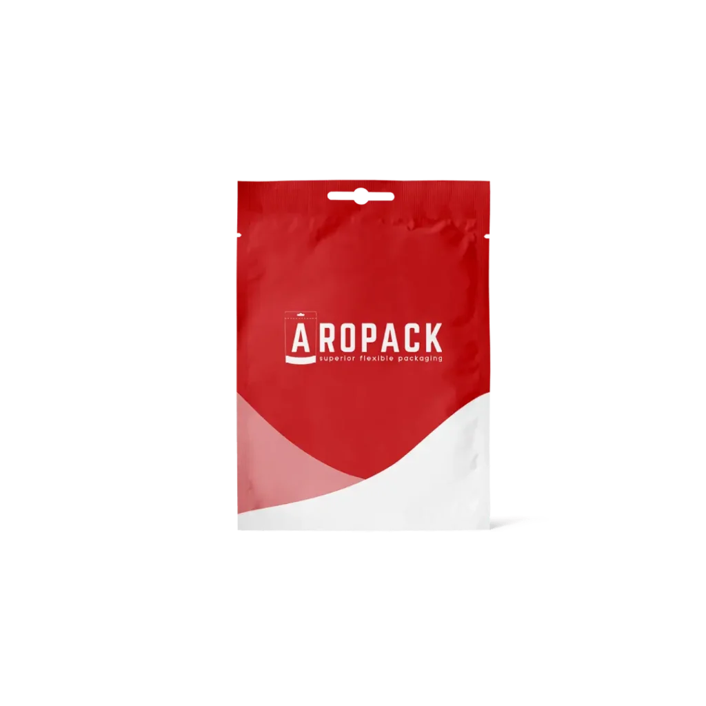 Aropack Red Flat Pouch