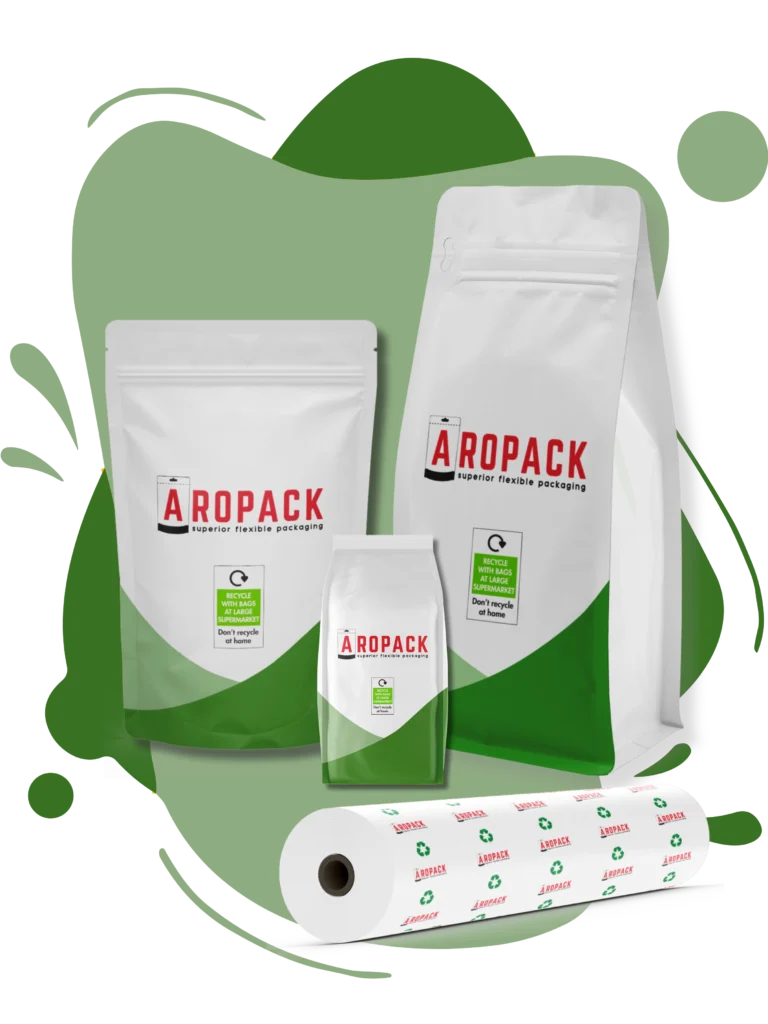 recyclable pouch packaging in various formats