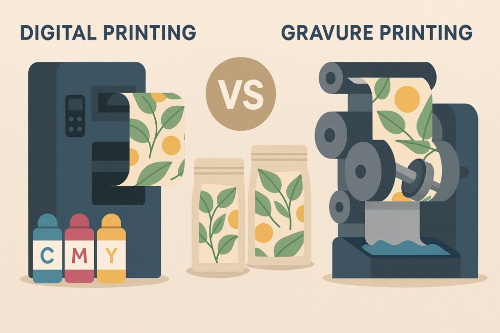 Digital Printing vs Gravure Printing