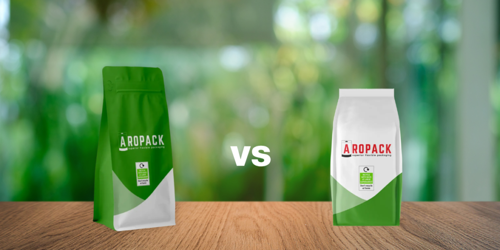 Compare quad seal and flat bottom pouches on shelf presence, fill weights, cost, and sustainability. A practical guide for UK brand owners choosing a pouch format.